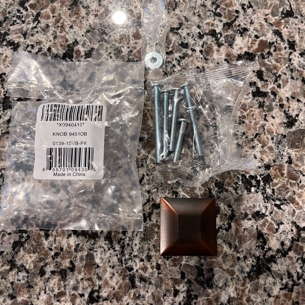 44 Brand New Oil Rubbed Bronze Knobs